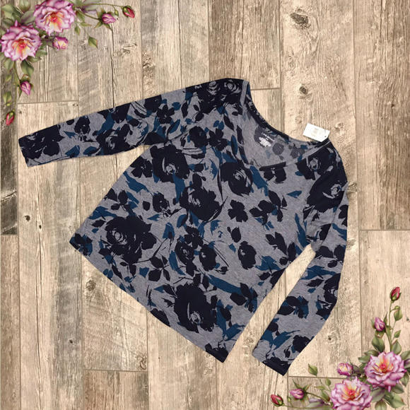Lane Bryant Tops - Floral long sleeve top
